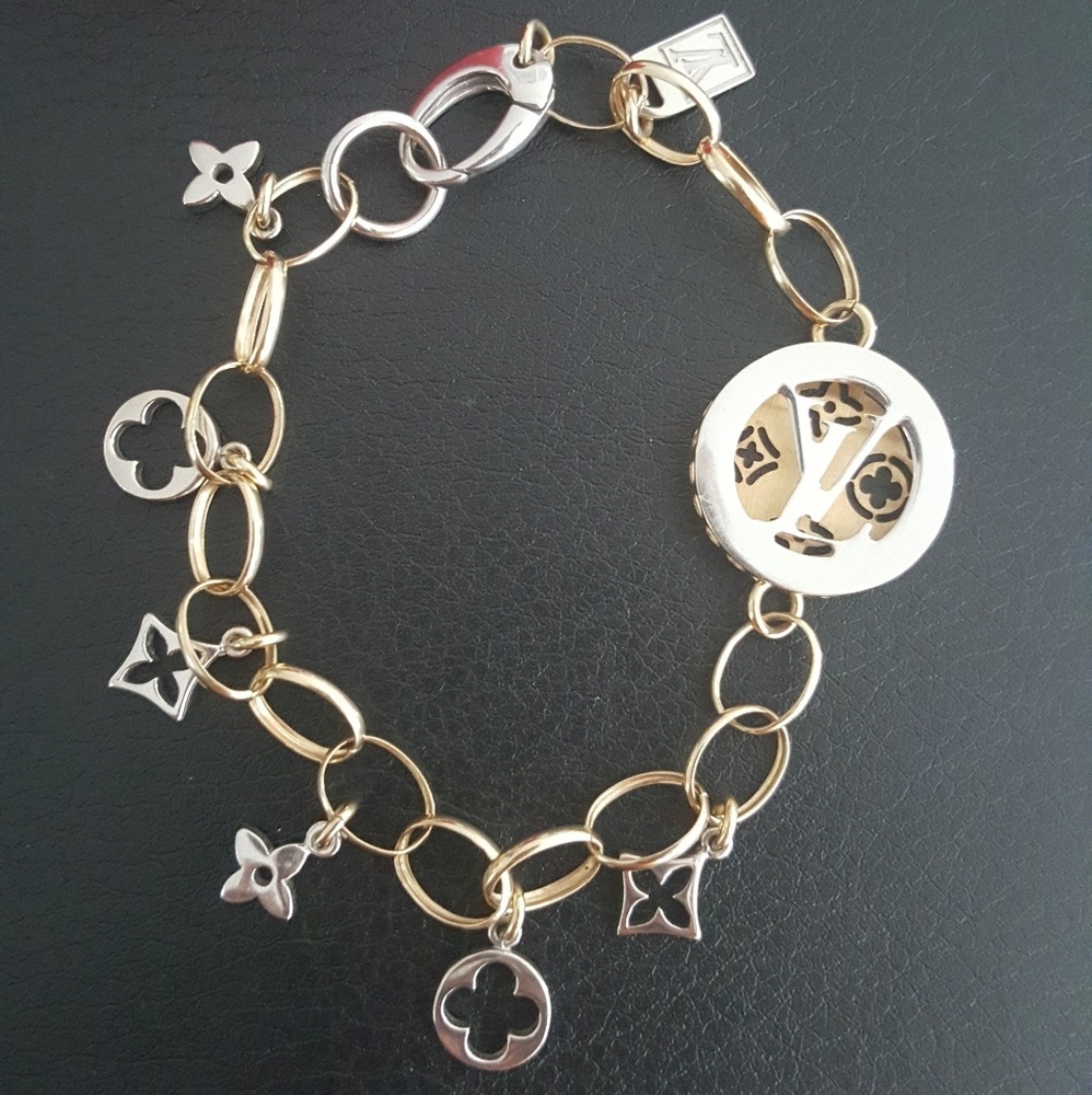 Bracelet White and Yellow gold 14K
